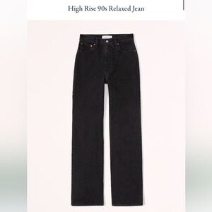 ABERCROMBIE 90s RELAXED JEAN HIGH RISE